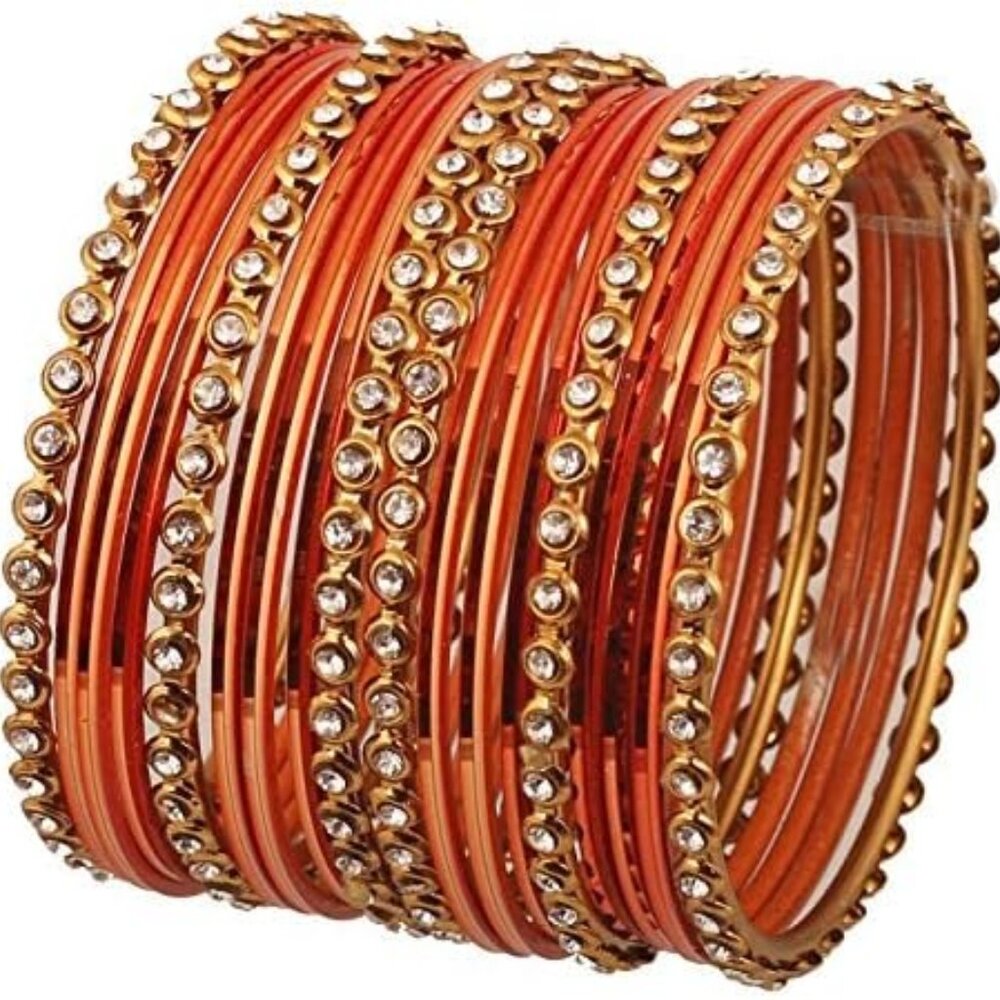 Colorful Collection Indian Bollywood Alloy Single Line Clear Rhinestone And Text